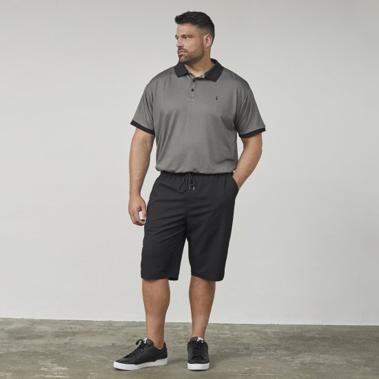 North Latitude 61146 Klassieke Comfort Fit Shorts Zwart - Joggingbroeken & shorts - Joggingbroeken & Shorts Heren Grote Maten