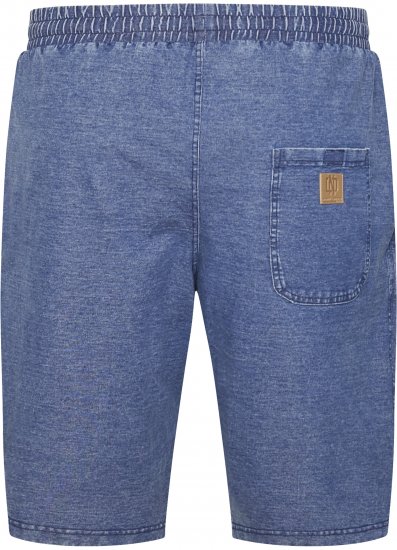 North Latitude 61333 Jog Denim Shorts Indigo Blauw - Korte broeken - Grote Maten Korte Broeken Heren
