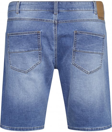 North Latitude 61339 Mick Jog Denim Shorts Denim Blauw - Korte broeken - Grote Maten Korte Broeken Heren