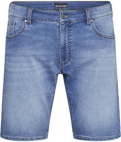 North Latitude 61339 Mick Jog Denim Shorts Denim Blauw - Korte broeken - Grote Maten Korte Broeken Heren