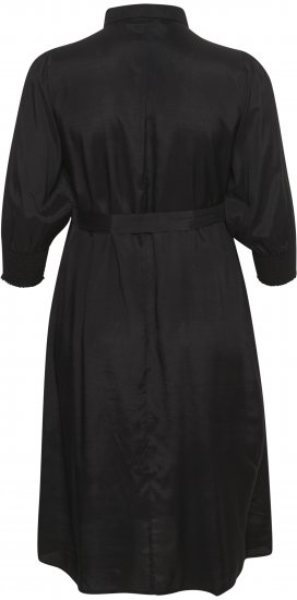 Kaffe Curve Emina Oline Jurk Diepzwart - Kleedjes - 