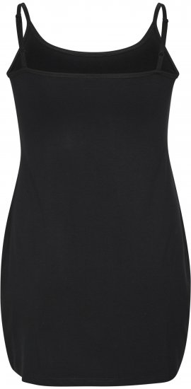 Kaffe Curve Jena Bandjes Jurk Diepzwart - Kleedjes - 
