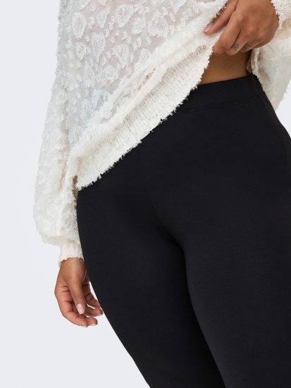 Only Carmakoma Pever Flared Pants Black - Broeken - 