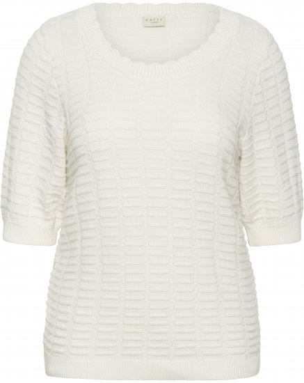 Kaffe Curve Lotia Pullover Chalk - Gebreide truien - 