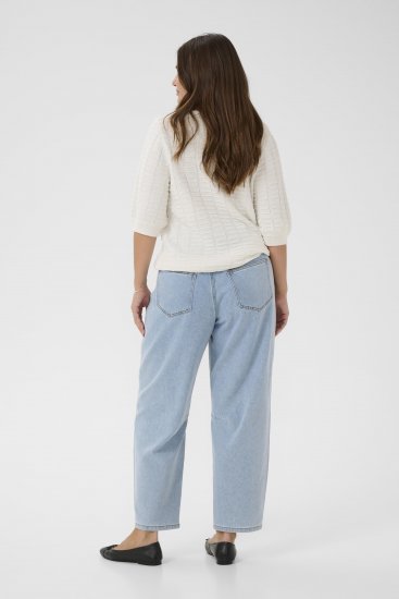 Kaffe Curve Lotia Pullover Chalk - Gebreide truien - 