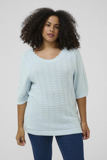 Kaffe Curve Lotia Pullover Nantucket Breeze Blue - Gebreide truien - 
