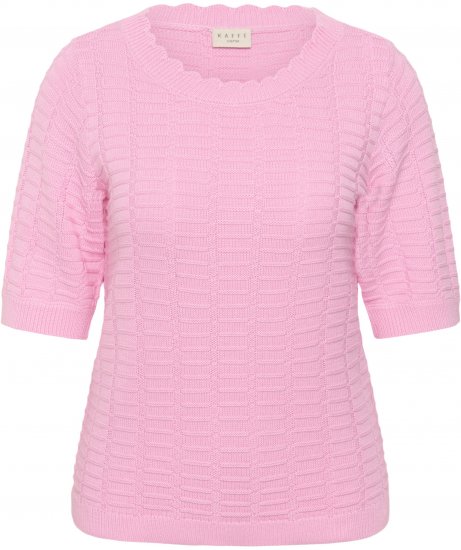 Kaffe Curve Lotia Pullover Pink Frosting - Gebreide truien - 