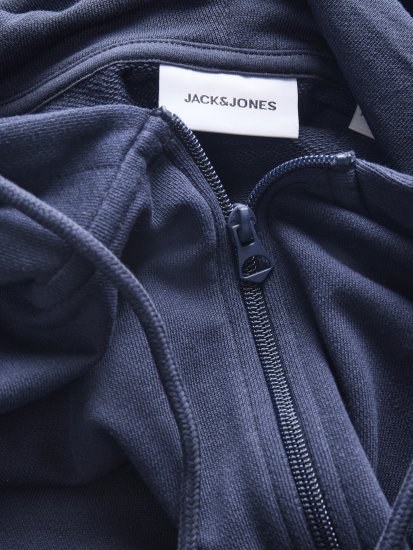 Jack & Jones College Logo Hoodie Navy - Sweaters & hoodies - Sweaters & Hoodies Grote Maten Heren