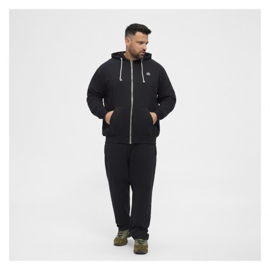 North Latitude Cardigan Hoodie Black - Sweaters & hoodies - Sweaters & Hoodies Grote Maten Heren