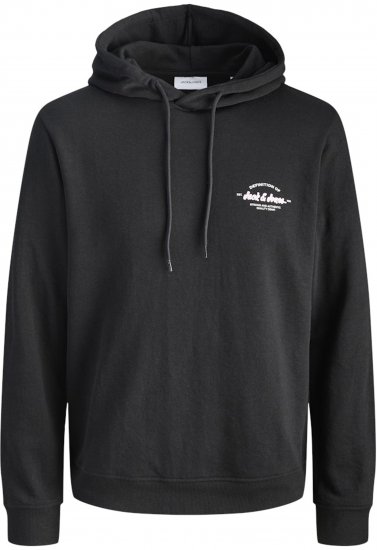 Jack & Jones Brandon Hoodie Black - Sweaters & hoodies - Sweaters & Hoodies Grote Maten Heren