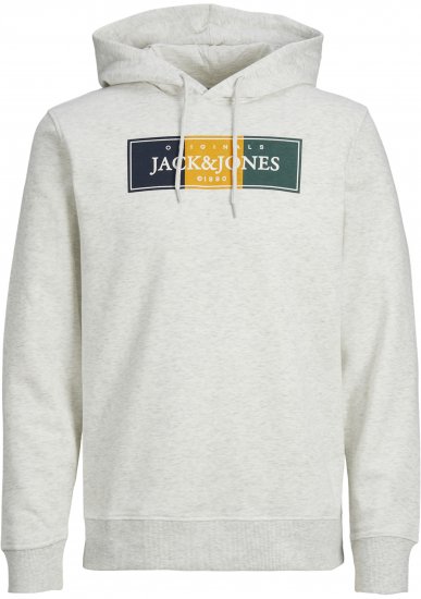 Jack & Jones Codyy Hoodie White - Sweaters & hoodies - Sweaters & Hoodies Grote Maten Heren