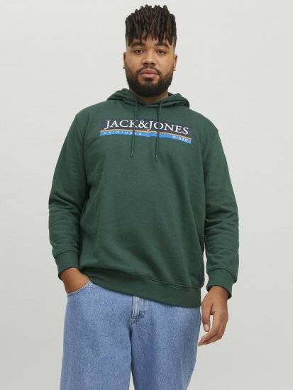 Jack & Jones Codyy Hoodie Green - Sweaters & hoodies - Sweaters & Hoodies Grote Maten Heren