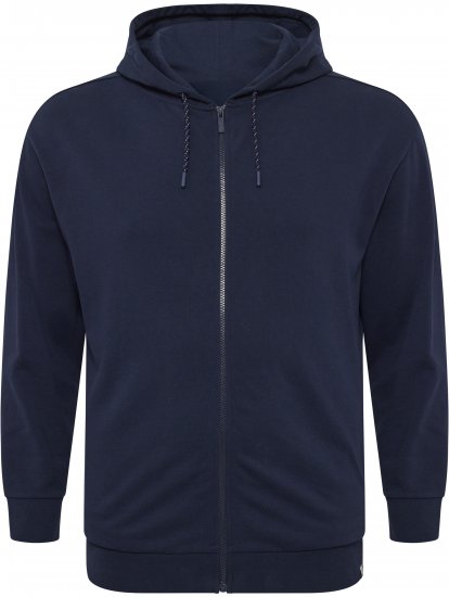 North Latitude Full Zip Hoodie Navy - Sweaters & hoodies - Sweaters & Hoodies Grote Maten Heren