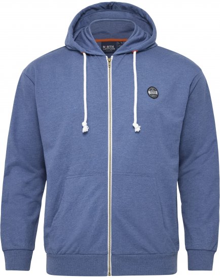 North Latitude Cardigan Hoodie Blue - Sweaters & hoodies - Sweaters & Hoodies Grote Maten Heren