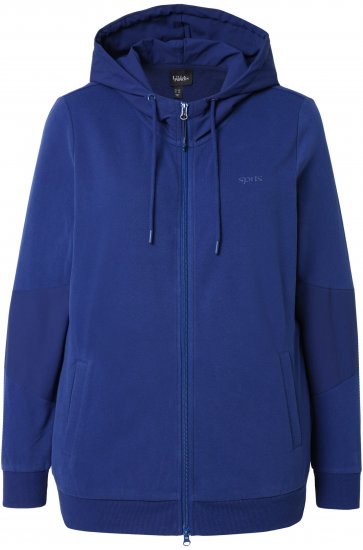 Ulla Popken Athletic Department Hoodie Navy - Sweaters & hoodies - 