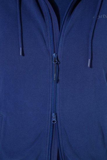 Ulla Popken Athletic Department Hoodie Navy - Sweaters & hoodies - Warme Sweatshirts, Hoodies & Truien