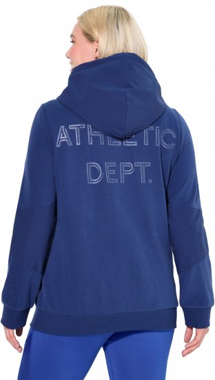 Ulla Popken Athletic Department Hoodie Navy - Sweaters & hoodies - 
