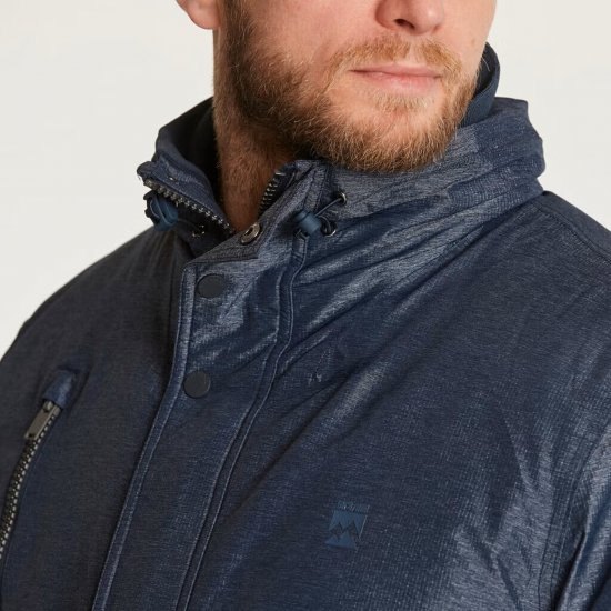 North Latitude 23134 Padded Jacket Waterproof 3K Navy - Jassen - Grote Maten Herenjassen