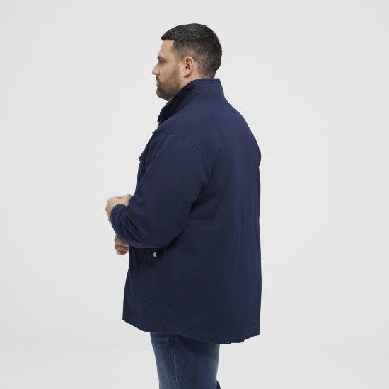 North Latitude 51103 Field Jacket Navy - Jassen - Grote Maten Herenjassen