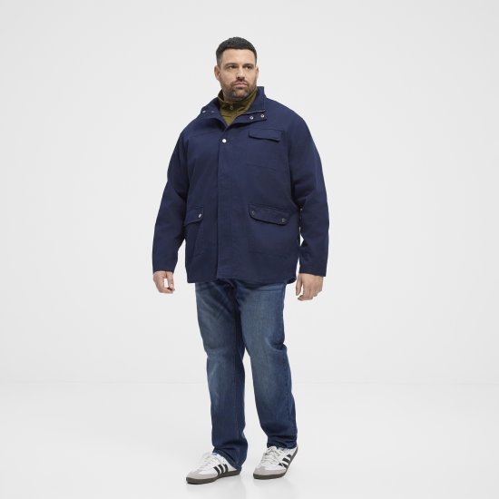 North Latitude 51103 Field Jacket Navy - Jassen - Grote Maten Herenjassen