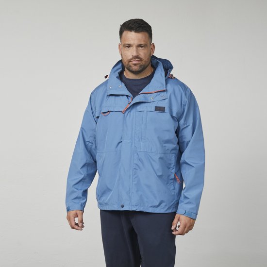North Latitude 61104 Jas met details WP3000 Lichtblauw - Jassen - Grote Maten Herenjassen