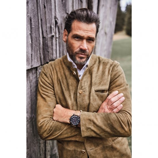 JP1880 Traditional Jacket Janker Goat Suede Brown - Feestkleding - Feestkleding – Vier in stijl en comfort