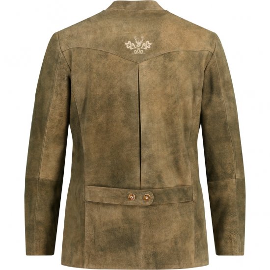 JP1880 Traditional Jacket Janker Goat Suede Brown - Feestkleding - Feestkleding – Vier in stijl en comfort