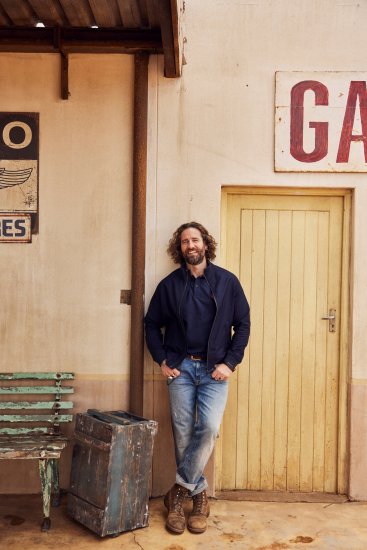 JP1880 Blouson Jacket FLEXNAMIC with Stand-up Collar Navy - Jassen - Grote Maten Herenjassen