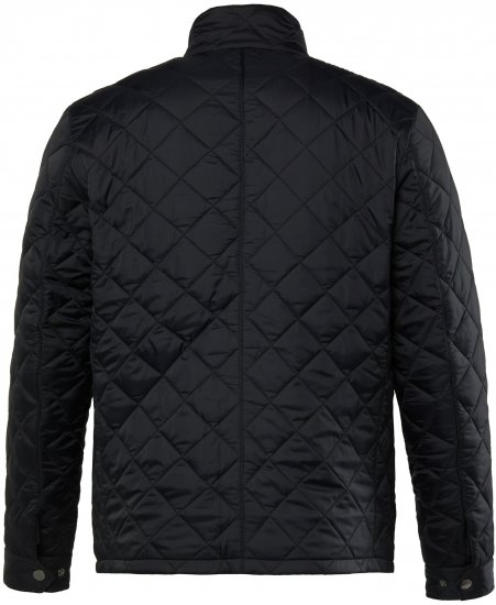 JP1880 Quilted with Multiple Pockets Jacket Black - Jassen - Grote Maten Herenjassen