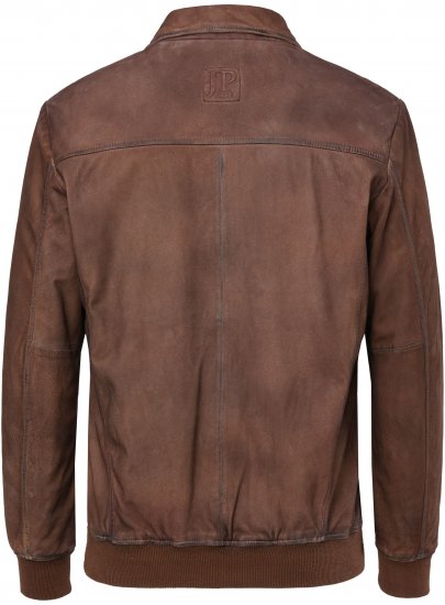 JP1880 Finest Goat Suede Leather Blouson Tobacco Brown - Jassen - Grote Maten Herenjassen