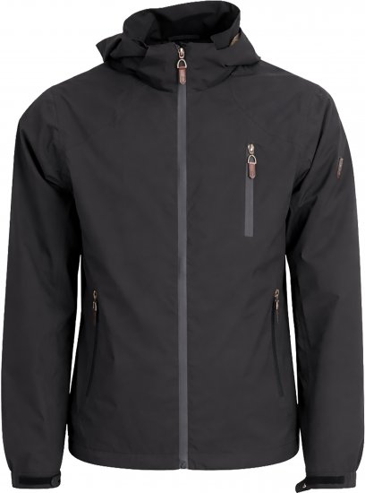 Dobsom Minnesota Wind- en Waterdichte Jas Zwart - Sportkleding & outdoor - Grote Maten Sportkleding Heren