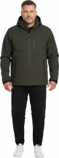 Dobsom Minnesota Wind- en Waterdichte Jas Donkerbruin - Sportkleding & outdoor - Grote Maten Sportkleding Heren