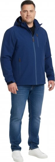 Dobsom Minnesota Wind- en Waterdichte Jas Blauw - Sportkleding & outdoor - Grote Maten Sportkleding Heren
