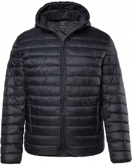 Jay-Pi Jacket Lightly Quilted Warm Black - Jassen - Grote Maten Herenjassen