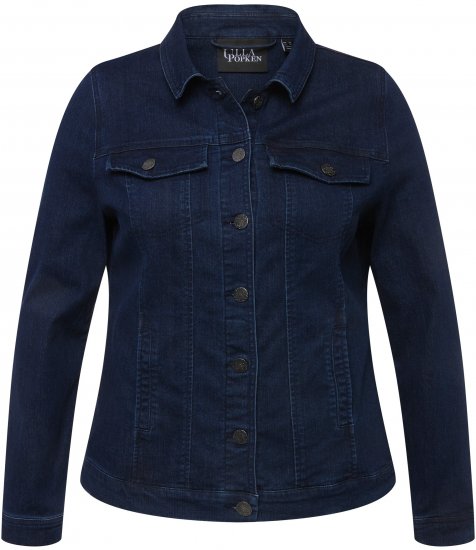 Ulla Popken Denim Jacket Blue Denim - Jassen - 