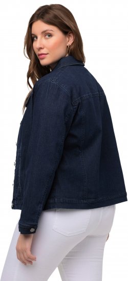 Ulla Popken Denim Jacket Blue Denim - Jassen - 