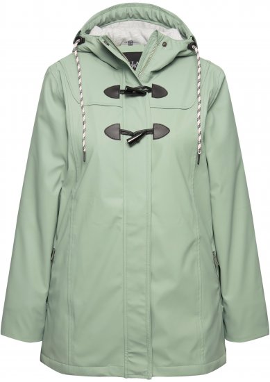 Ulla Popken HYPRAR Rain Jacket Mint Green - Jassen - 