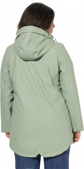 Ulla Popken HYPRAR Rain Jacket Mint Green - Jassen - 