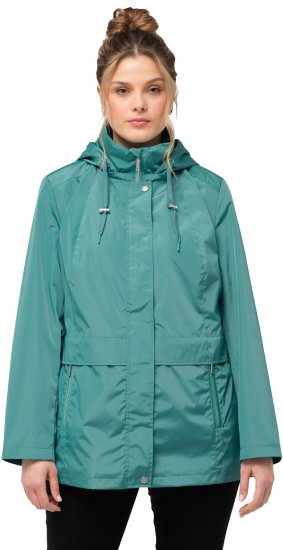 Ulla Popken HYPRAR Water-Repellent Windbreaker Soft Turquoise - Jassen - 
