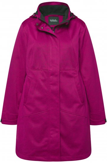Ulla Popken HYPRAR Melange Softshell Jacket Berry - Jassen - 