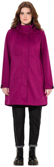 Ulla Popken HYPRAR Melange Softshell Jacket Berry - Jassen - 