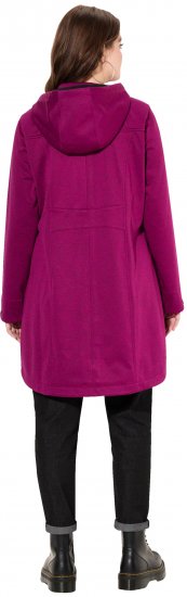Ulla Popken HYPRAR Melange Softshell Jacket Berry - Jassen - 