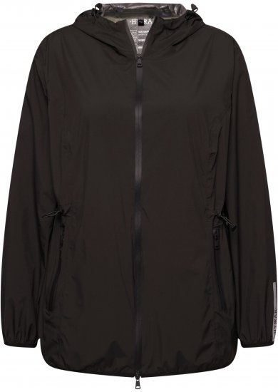 Ulla Popken Lightweight Rain Jacket Black - Jassen - 