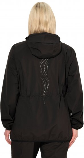 Ulla Popken Lightweight Rain Jacket Black - Jassen - 