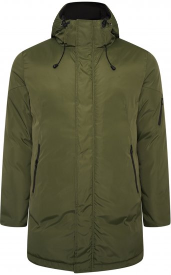 Kam Jeans KV140 Parka Jacket Khaki - Jassen - Grote Maten Herenjassen