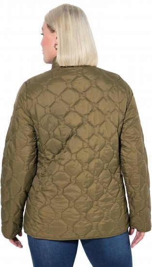 Ulla Popken HYPRAR Lightweight Quilted Water-Repellent Jacket Olive - Jassen - 