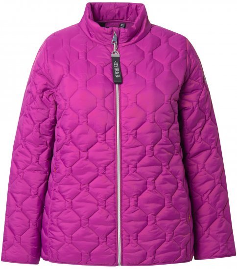 Ulla Popken HYPRAR Lightweight Quilted Water-Repellent Jacket Berry - Jassen - 