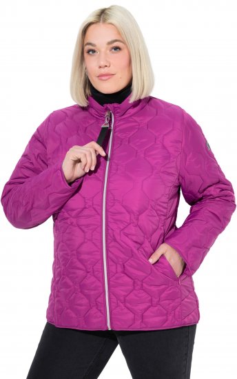 Ulla Popken HYPRAR Lightweight Quilted Water-Repellent Jacket Berry - Jassen - 