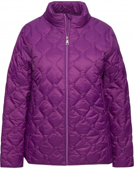 Ulla Popken HYPRAR Lightweight Quilted Water-Repellent Jacket Purple - Jassen - 