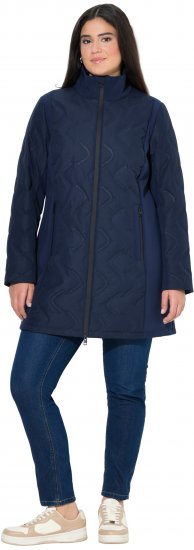 Ulla Popken HYPRAR Laser Quilted Jacket Navy - Jassen - 